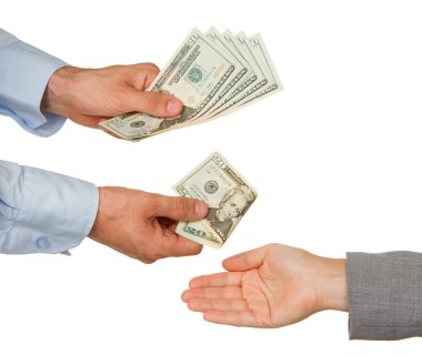 erkek ve kadın arasında para transferi