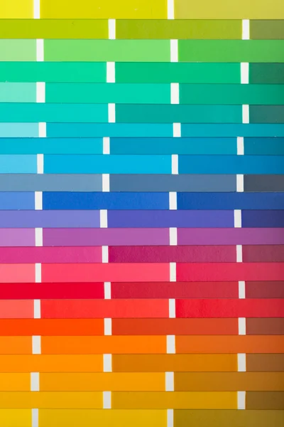 Colour card (paper) with various colors — Stock Photo, Image