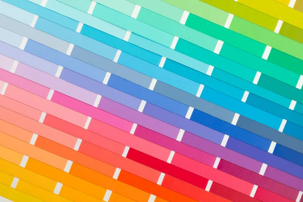 Colour card (paper) with various colors — Stock Photo, Image
