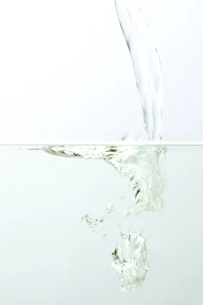 Su sıçramasına — Stok fotoğraf