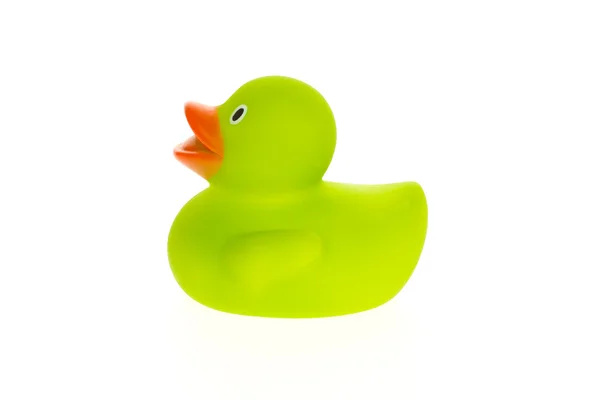 Green duck isolated — Stock Photo, Image