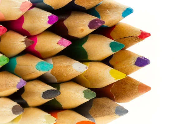 Collection de crayons multicolores — Photo