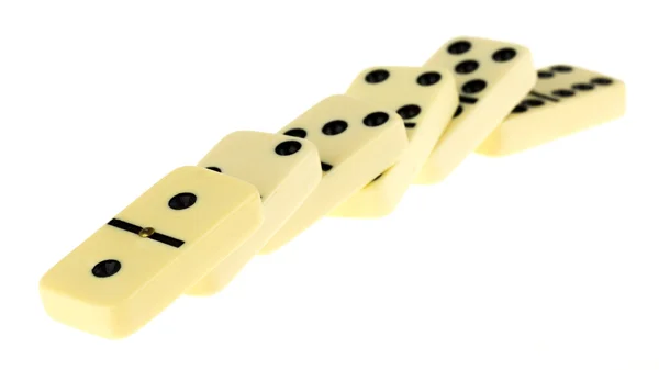 Primo piano del domino — Foto Stock
