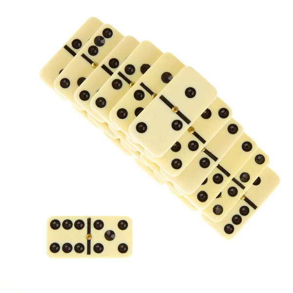 Stosy Domino — Zdjęcie stockowe