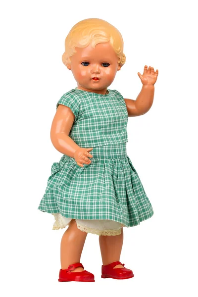 Very old baby doll (1940s) — Stock Photo, Image