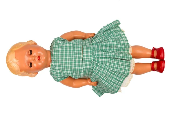 Very old baby doll (1940s) — Stock Photo, Image