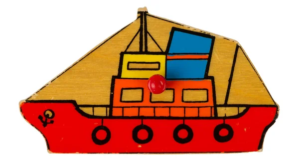 Pièce d'un puzzle en bois antique pour enfants — Photo