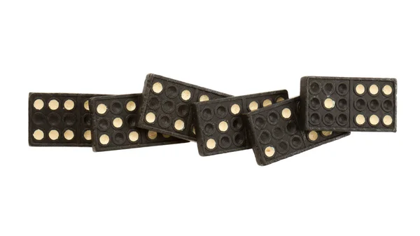 Close up van zeer oude domino — Stockfoto