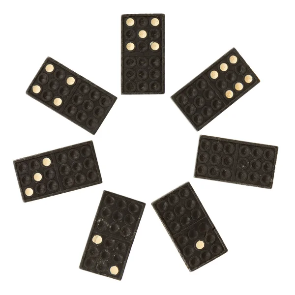 Close up of very old domino — Stock Photo, Image