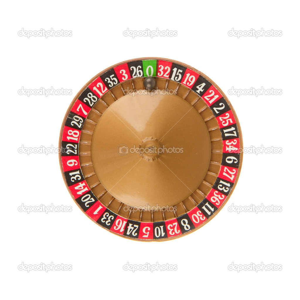Used roulette wheel and ball — Stock Photo © michaklootwijk 12501952