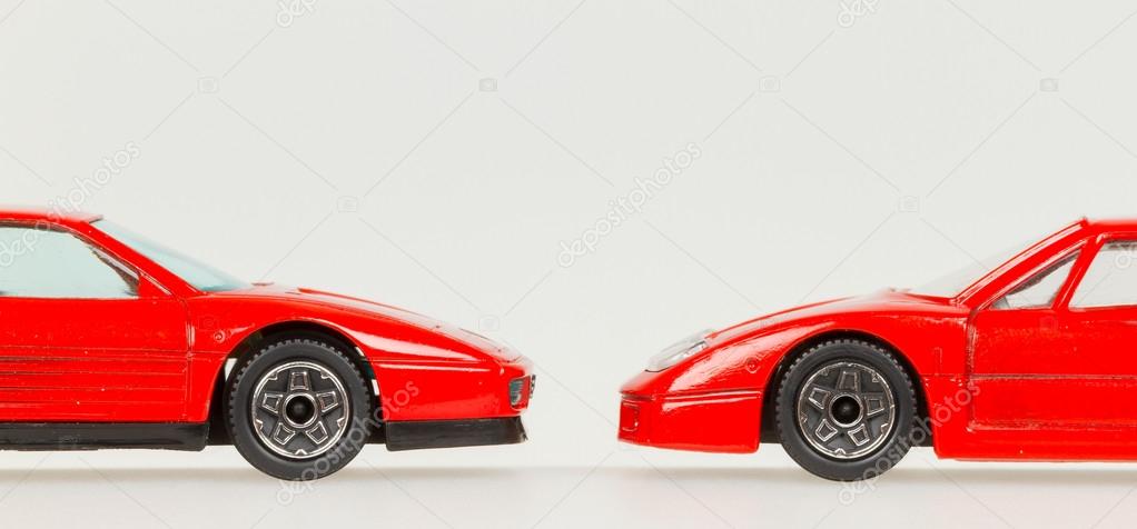 two toy cars