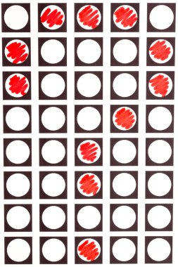 kontrol listesi ile dolu kutu