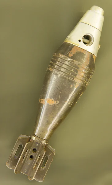 Mortar bomb from the Vietnam war — Stock Photo, Image