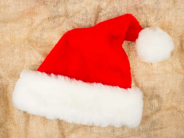 Καπέλο Santa απομονωθεί — Φωτογραφία Αρχείου
