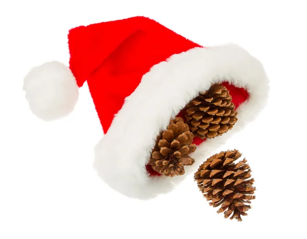 Simple santa hat isolated — Stock Photo, Image