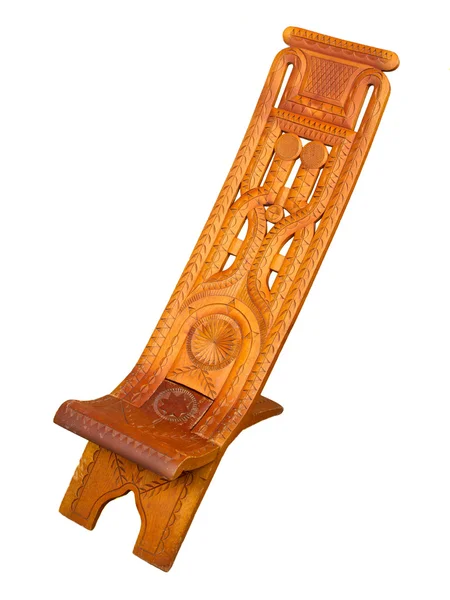 从苏里南、 孤立的独特木椅 — 图库照片