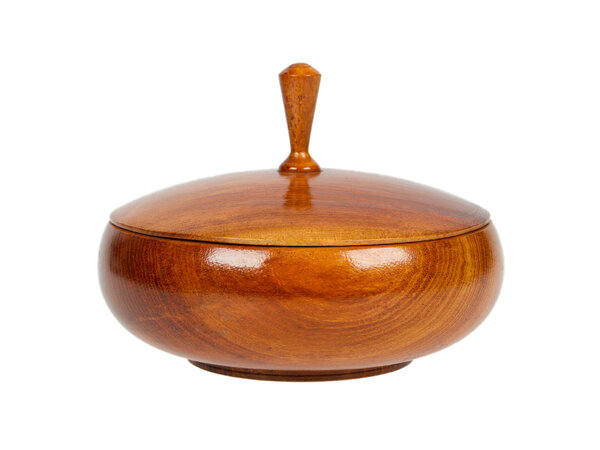 Wooden (dark wood) bowl
