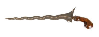 antika tipik Endonezya kris bıçak