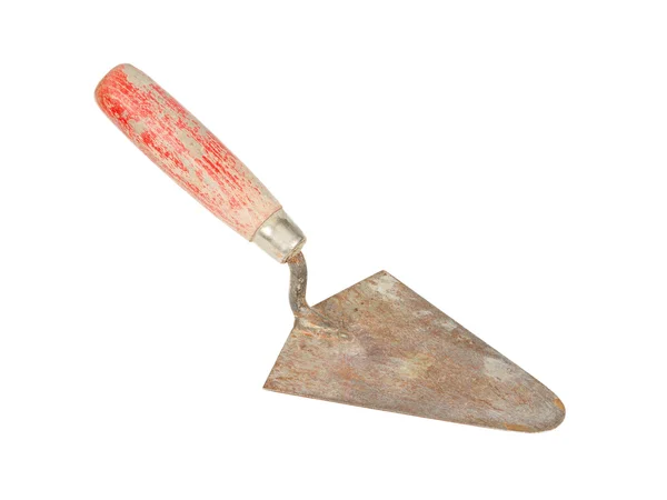 Used trowel, isolated — Stock Photo, Image