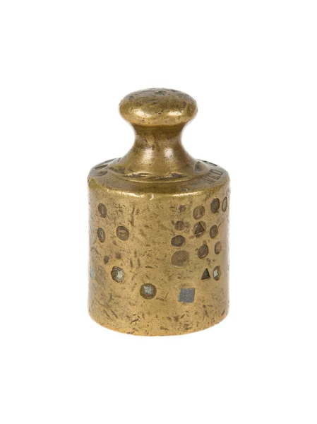 Old brass antique weights, Holland — Stock Photo, Image