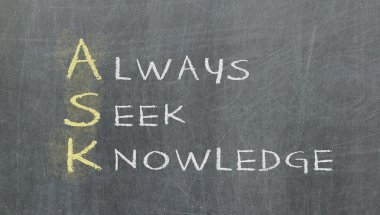 ask - kısaltma her zaman bilgi isteyin