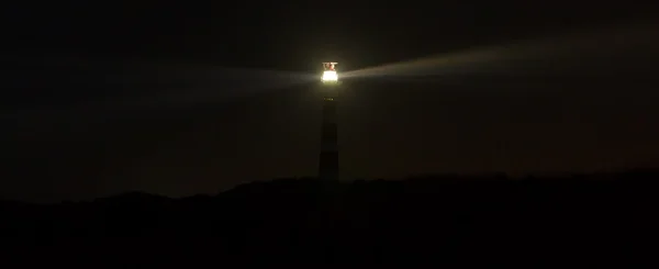 Lighthouse in the dark — Stock Photo, Image