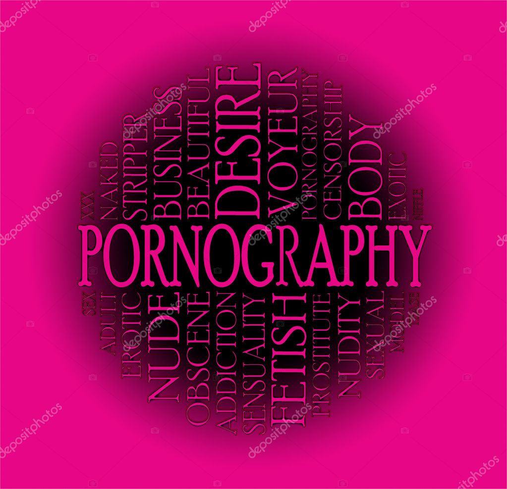 Pornography cloud concept — Stock Photo © michaklootwijk 18585319