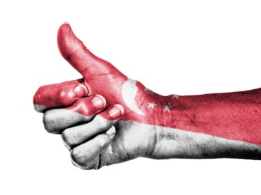 f içinde sarılı işareti, yaşasın vererek artrit ile yaşlı kadın