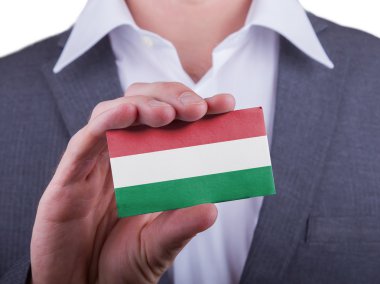 işadamı gösteren kartı, mat kağıt etkisi