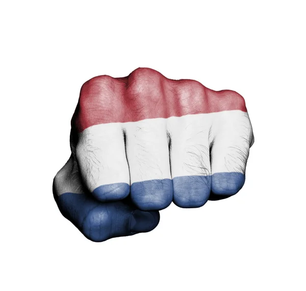 Front view of punching fist — Stock Photo, Image