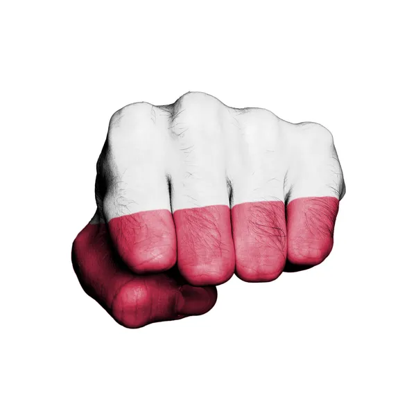 Front view of punching fist — Stock Photo, Image