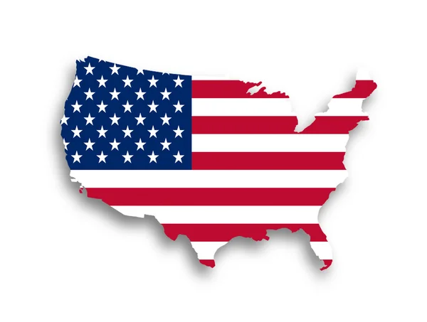 United states map — Stock Photo, Image