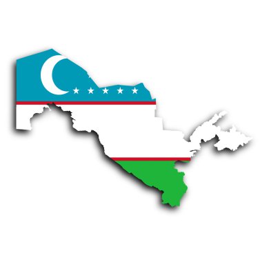 Özbekistan haritası
