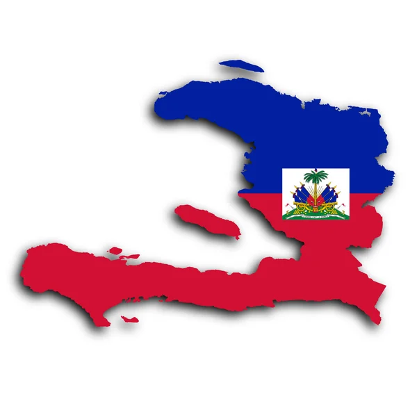 La carte de Haïti — Photo