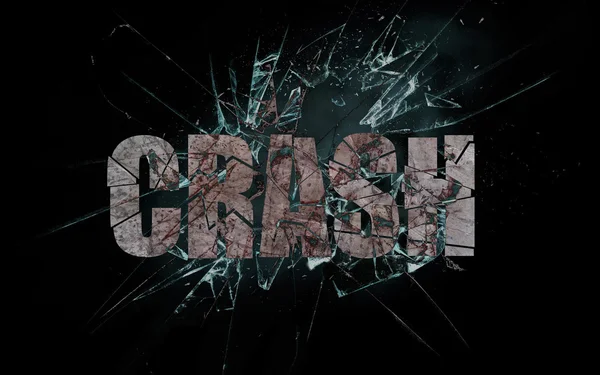 Concept of violence or crash, crash — Stock Photo, Image