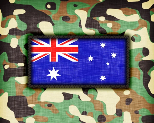 Amy camuflaje uniforme, Australia — Foto de Stock