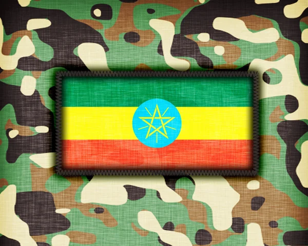 Amy camouflage uniform, Ethiopia — Stock Photo, Image