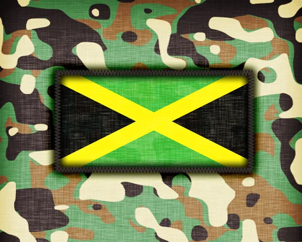 Amy camouflage uniform, Jamaica — Stock Photo, Image