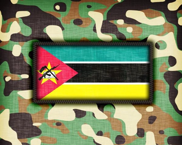 Amy camouflage uniform, Mozambique — Stock Photo, Image