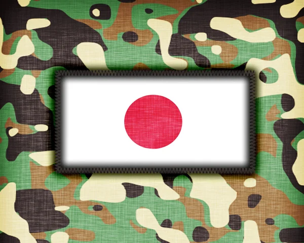 Amy camuflaje uniforme, Japón — Foto de Stock