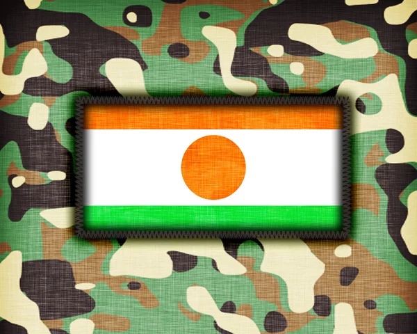 Amy camouflage uniform, Niger — Stock Photo, Image