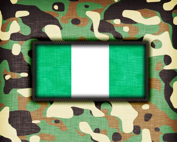 Camouflage Uniform, Nigeria — Stockfoto