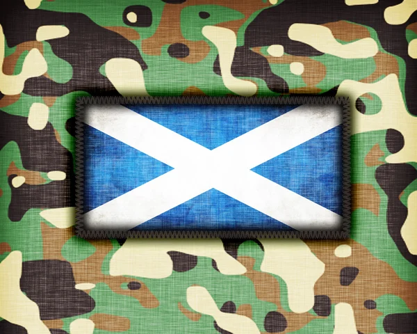 Amy camouflage uniform, Scotland — Stock Photo, Image