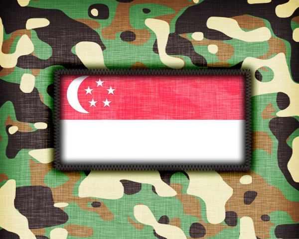 Camouflage Uniform, Singapore — Stockfoto