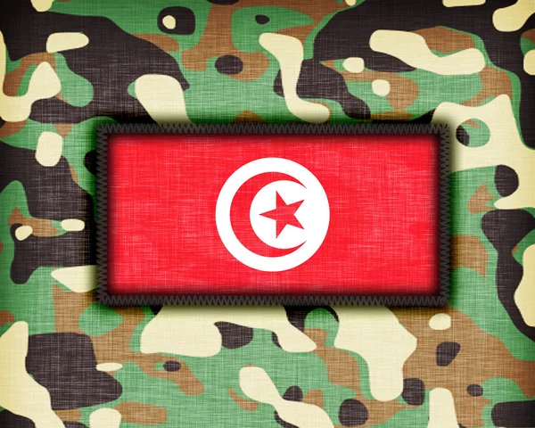Amy uniforme de camouflage, Tunesia — Photo