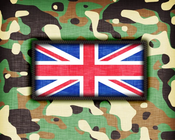 Amy camuflagem uniforme, Reino Unido — Fotografia de Stock