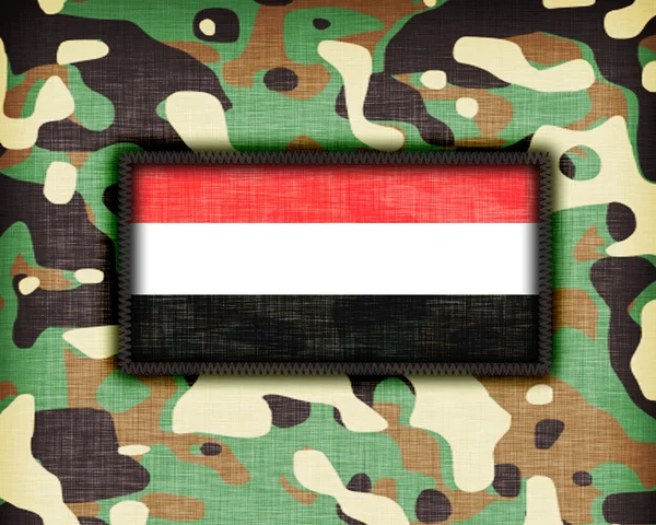 Amy kamuflážní uniformy, Jemen — Stock fotografie
