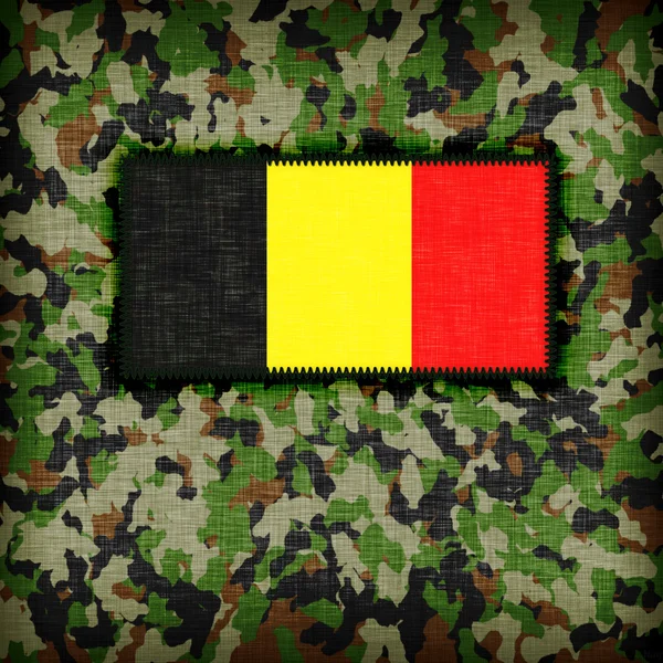Amy uniforme de camouflage, Belgique — Photo