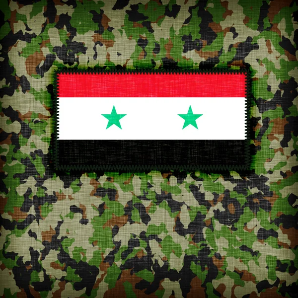 Amy camouflage uniform, Syrië — Stockfoto