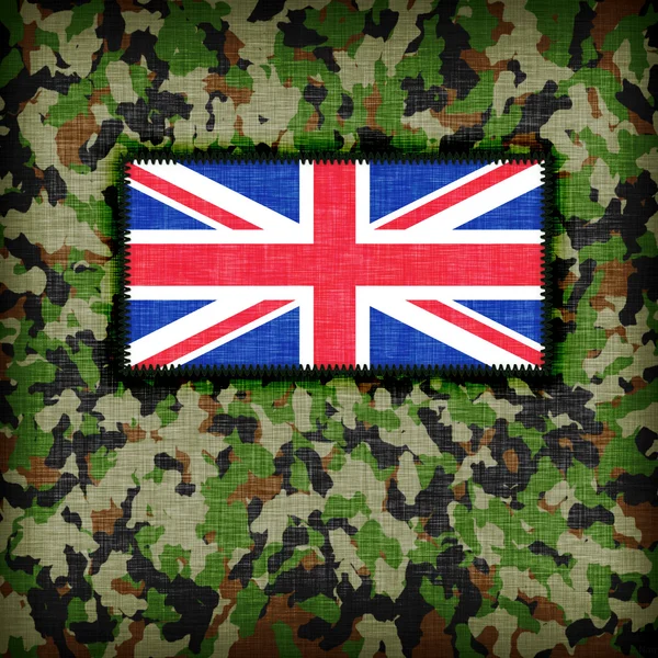Uniform in Camouflage, Großbritannien — Stockfoto
